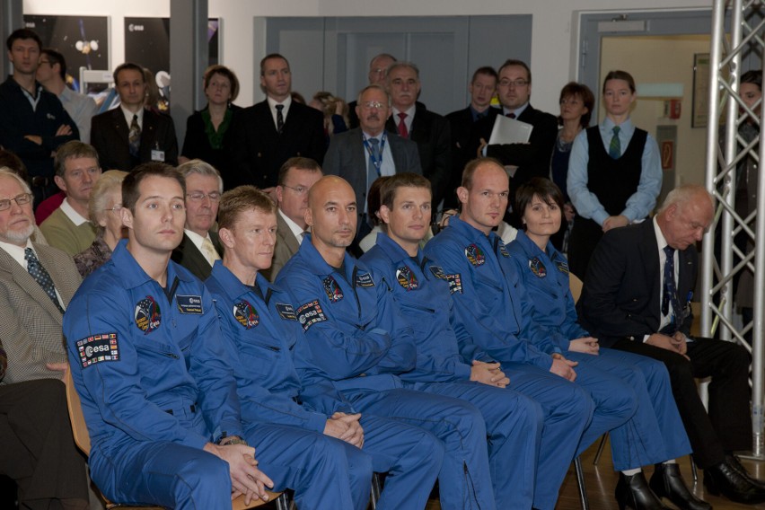 Astronauci wyszkoleni w wyniki naboru ESA w 2008 roku