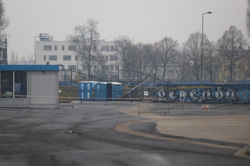 Ruch Chorzów. Prace przy rozbiórce masztu na stadionie przełożone! Winna jest pogoda. Co dalej?