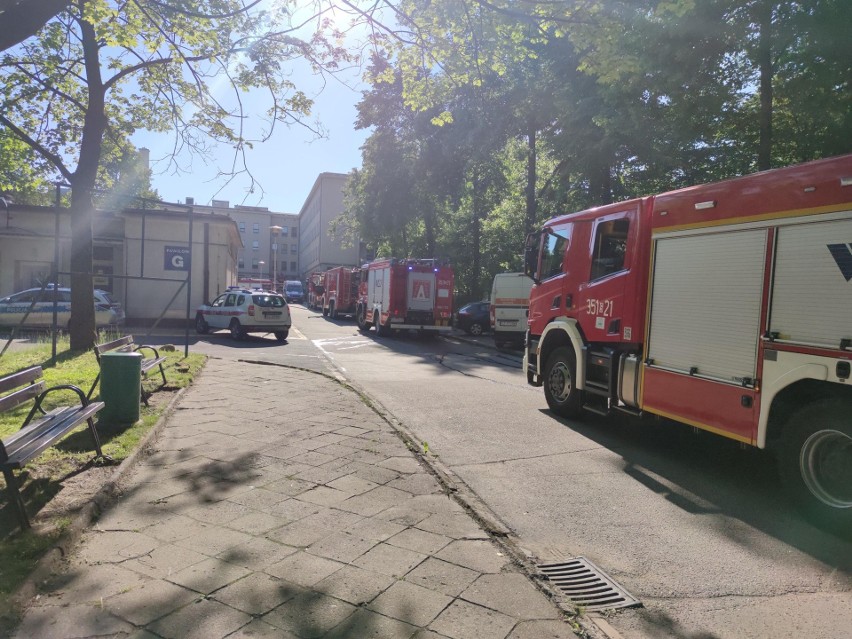 Pożar w Wojewódzkim Szpitalu Specjalistycznym w Częstochowie