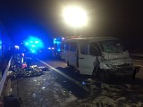 Wypadek na obwodnicy Lublina. Kilka osób poszkodowanych, kierowca jednego z pojazdów zbiegł z miejsca zdarzenia