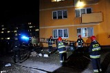 Szczecin. Dwie osoby ranne po wybuchu gazu w bloku (wideo, zdjęcia)