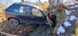 Wypadek koło Będzina. Stracił panowanie nad autem i uderzył w drzewo. Jechał bez uprawnień [ZDJĘCIA]