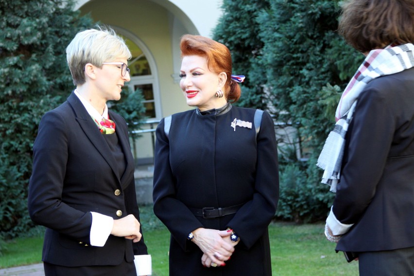 Georgette Mosbacher, ambasador USA w Polsce, wzięła udział w...