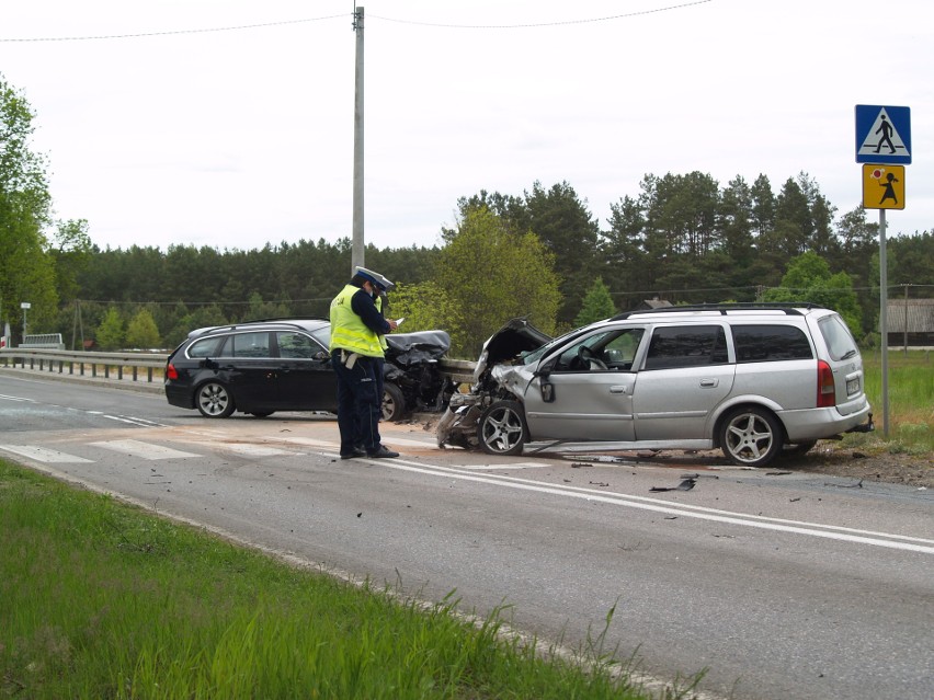Wypadek na DK 53 w Wydmmusach, 30.05.2020