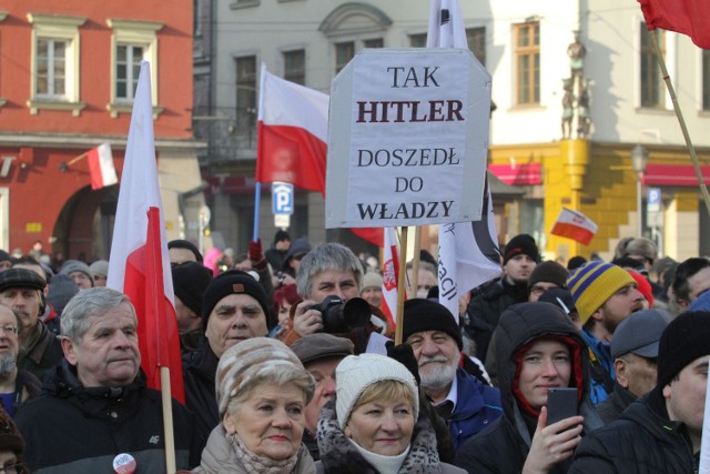 Sobotni protest na pl. Solnym