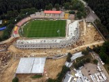 Stadion Miejski w Białymstoku. Tak ruina zmieniała się w perełkę. Zobacz na zdjęciach lotniczych, jak się budował! 