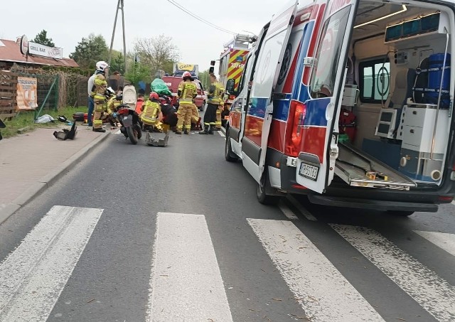 Wypadek w Budzyniu w okolicy Zalewu