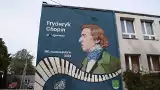 W Ugoszczu niedaleko Rypina powstał mural z wizerunkiem Fryderyka Chopina. Zobacz wideo