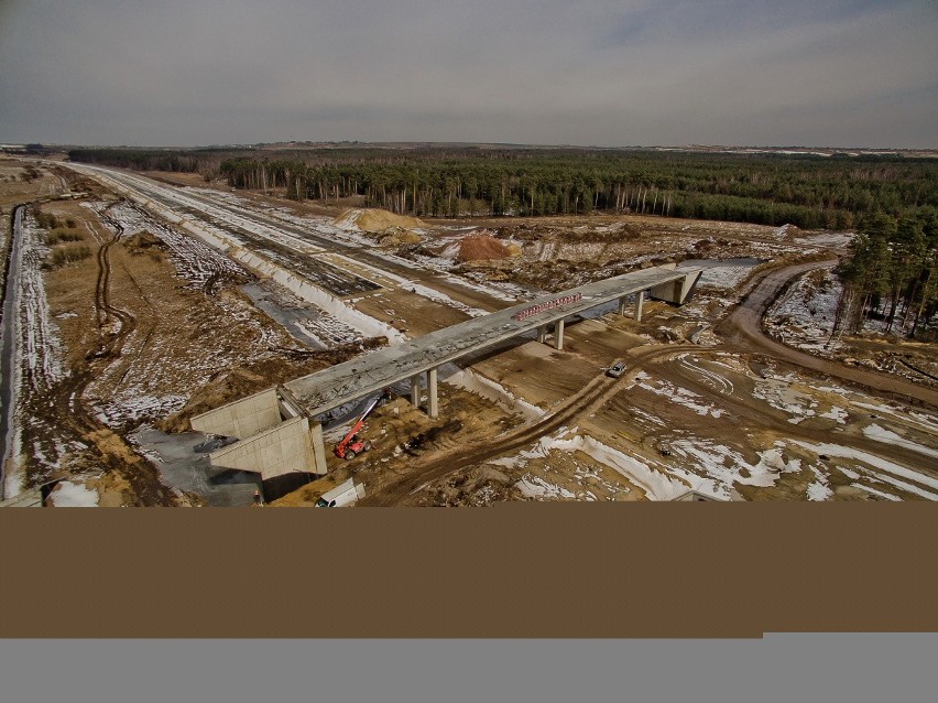 Budowa autostrady A1 od Częstochowy do Pyrzowic. Najnowsze ZDJĘCIA Z DRONA