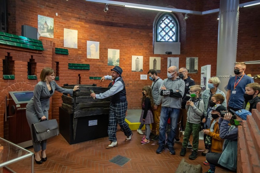 Zabytkowa Wieża Ciśnień Muzeum Wodociągów, znajdująca się na...