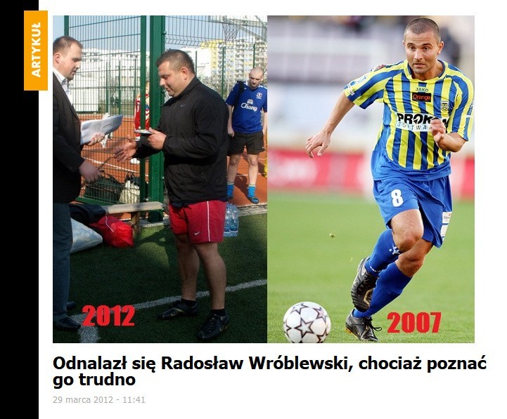 Radosław Wróblewski wczoraj i dziś