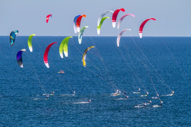 Kitesurfing w Mielnie.