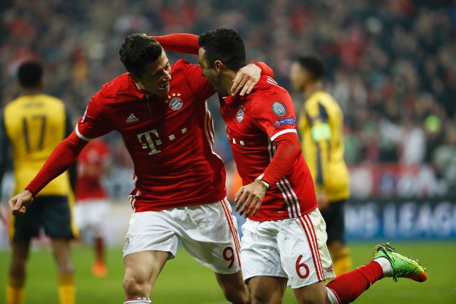 Thiago Alcantara i Robert Lewandowski pozbawili Arsenal złudzeń