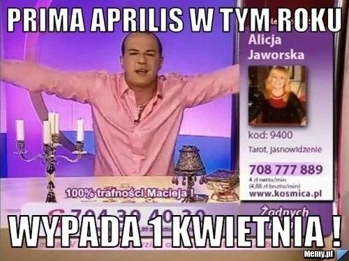 Najzabawniejsze memy na prima aprilis