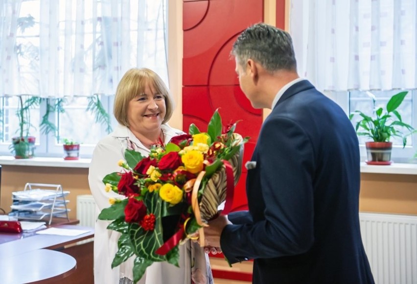 Dorota Żuber odebrała gratulacje od władz Bytomia