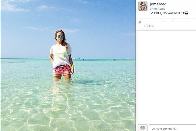 Jessica Mercedes (fot. screen z Instagram.com)