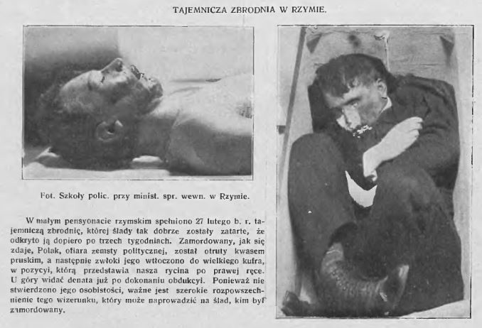 Zdjęcia ciała Tarantowicza opublikowane w polskiej prasie w...