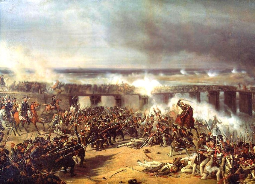 Pozycje francuskie w czasie bitwy pod Trocadero (31 sierpnia...