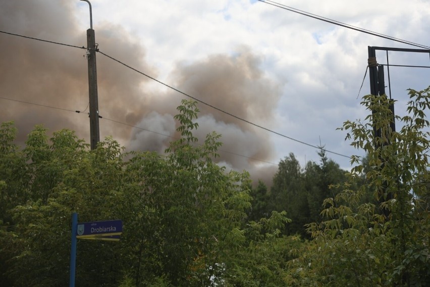 Pożar zakładu produkcyjnego w Sulejówku. Strażacy mówią jasno: "W powietrzu wykryto kilka związków chemicznych". Jakie jest zagrożenie?