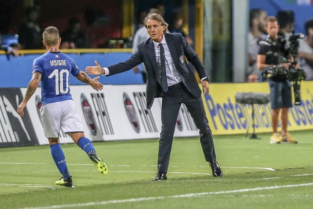 07.09.2018 wlochy. bolonia.  stadion dall'ara.  liga narodow.   mecz  wlochy - polska. nz.  trener roberto mancini fot. karolina misztal / polska press/dziennik baltycki