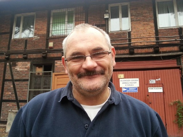 Dariusz Mejger, operator sprzętu AV z Torunia
