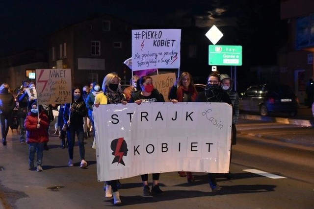 Strajk kobiet w Łasinie. Drugi dzień