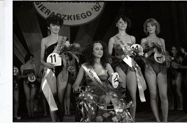 Wybory miss sieradzkiego w 1987 roku. Wejściówka kosztowała 700 złotych