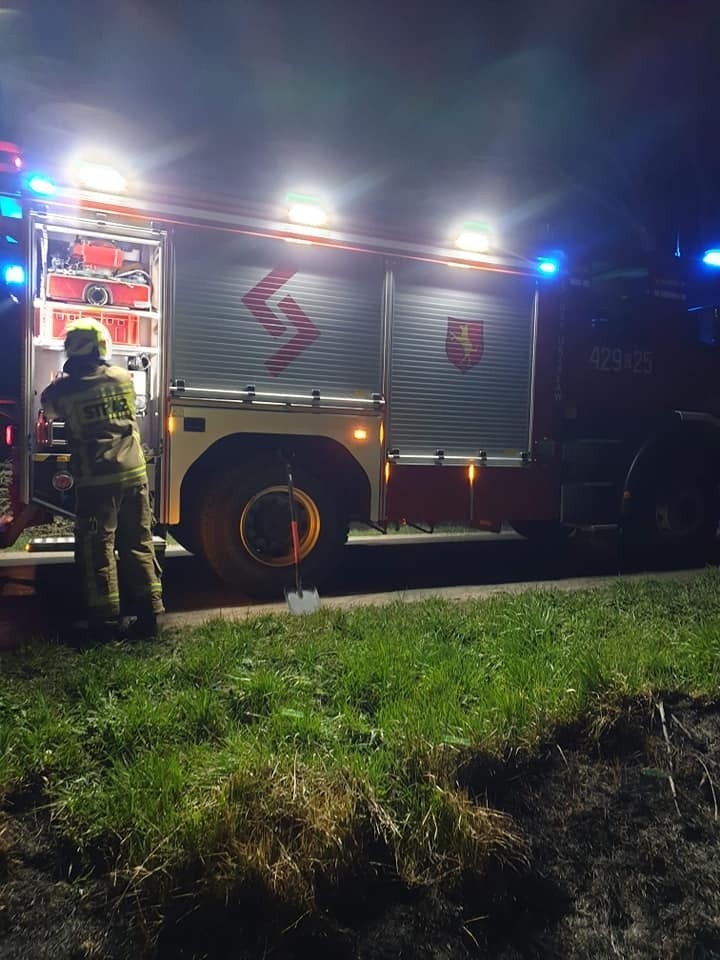 Strażacy z OSP Kokocko i OSP Unisław ugasili pożar trzcicny...