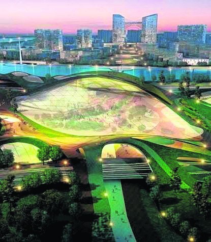 W Tiencin w Chinach od 2011 roku powstaje Eko City, miasto wykorzystujące technologie zrównoważonego rozwoju