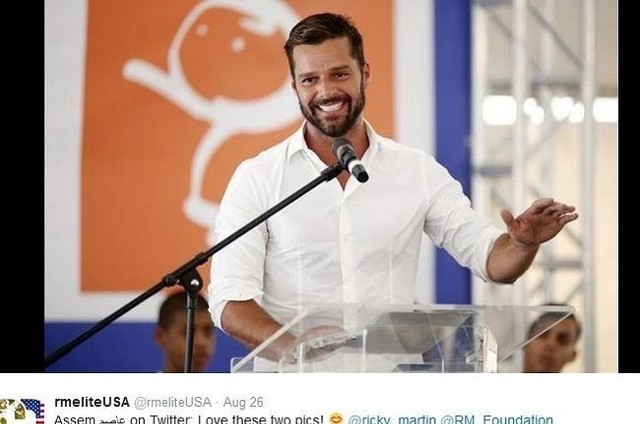 Ricky Martin (fot. screen z Twitter.com)