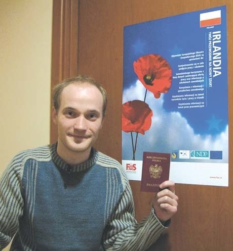 Michał Szorc woli być pomocą hotelową w Irlandii, niż szukać pracy na Podlasiu, czy w ogóle w Polsce