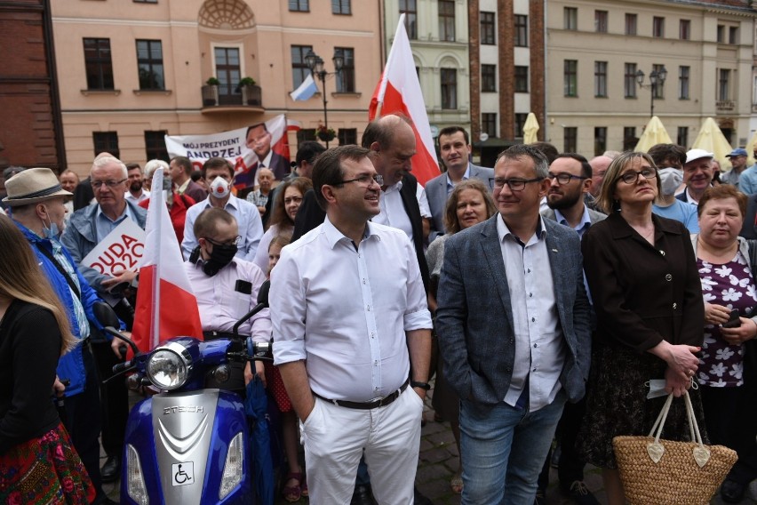 Prezydent RP Andrzej Duda odwiedził dziś (29.06) Toruń. Ze...