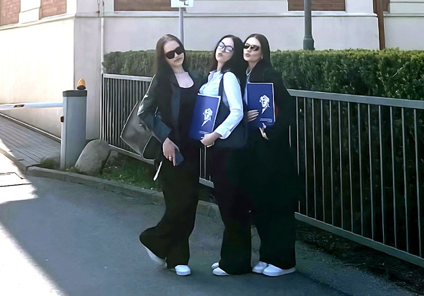 Na zdjęciu: Karolina Krupa, Kalina Kubejko i Oliwia Kolbusz,...