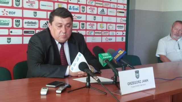 Grzegorz Janik nie jest już prezesem klubu piłkarskiego KS ROW 1964 Rybnik.