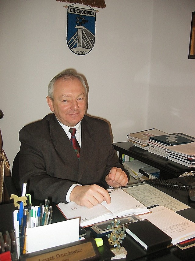 Leszek Dzierżewicz, burmistrz Ciechocinka