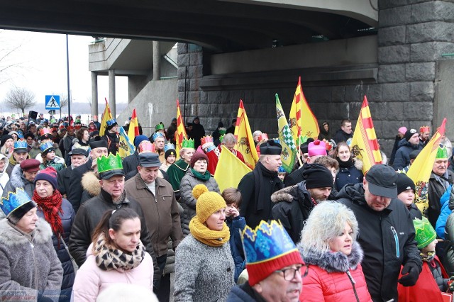 Orszak Trzech Króli we Włocławku, 6 stycznia 2023 roku.