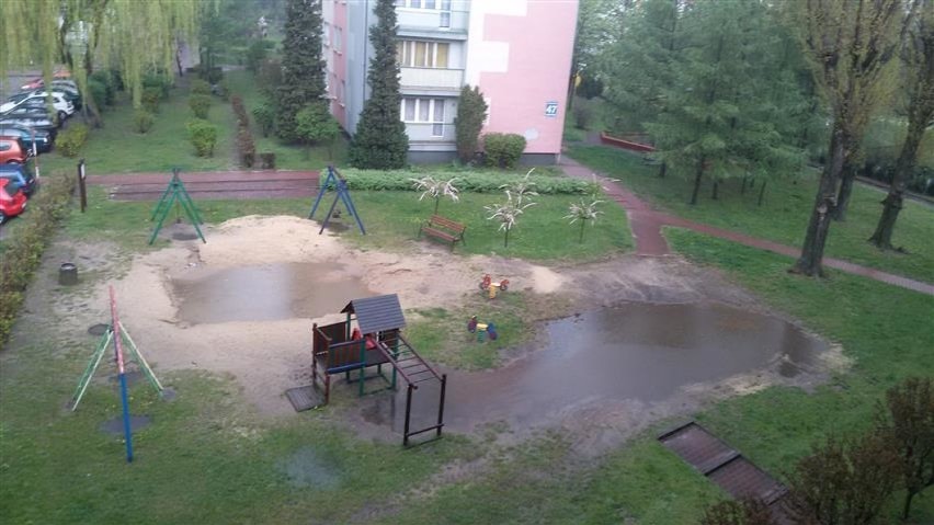 Gwałtowna burza i ulewa w Częstochowie. Wystarczyło kilka...