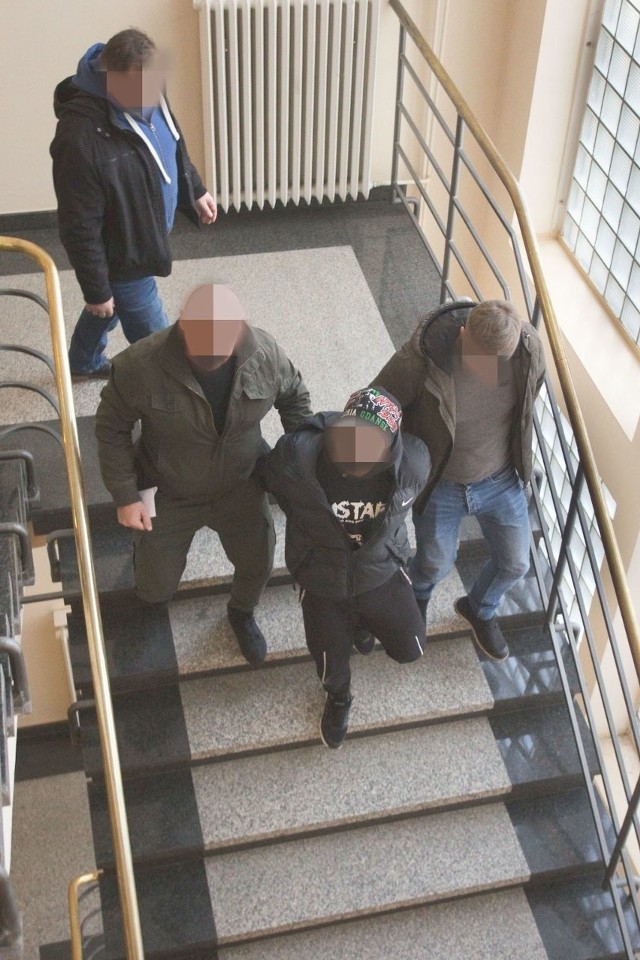 Aresztowania w Sądzie Rejonowym w Słupsku w grudniu 2019 roku w sprawie zabójstwa Wojciecha N.