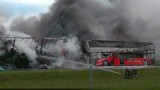 Brzeg: Wypadek na A4. Karambol na autostradzie: Pożar autokaru Polskibus i tira (wideo)