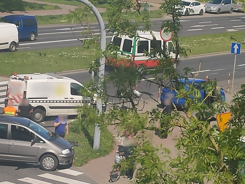 Wypadek na ulicy Władysława IV w Koszalinie. Zderzyły się