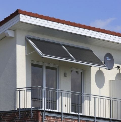 Kolektory słoneczne nie muszą być zlokalizowane na dachu.