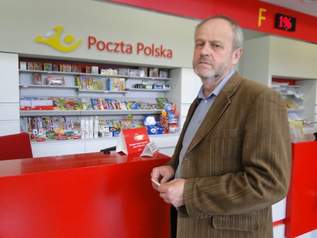 Jarosław Zawisza zaprasza do korzystania z usług Poczty Polskiej.