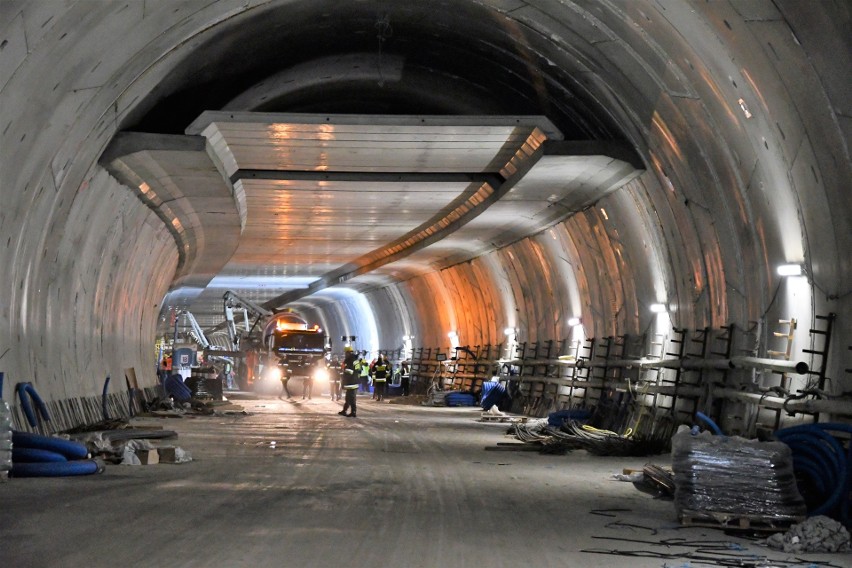 Tunel pod Świną stan prac 18/19.05.2022