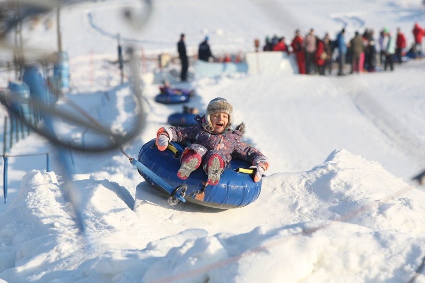 Snowtubing w Niestachowie - atrakcja dla najmłodszych