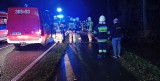 Kolejny wypadek na drodze między Kostrzynem, a Gorzowem. BMW wypadło z drogi i uderzyło w drzewo