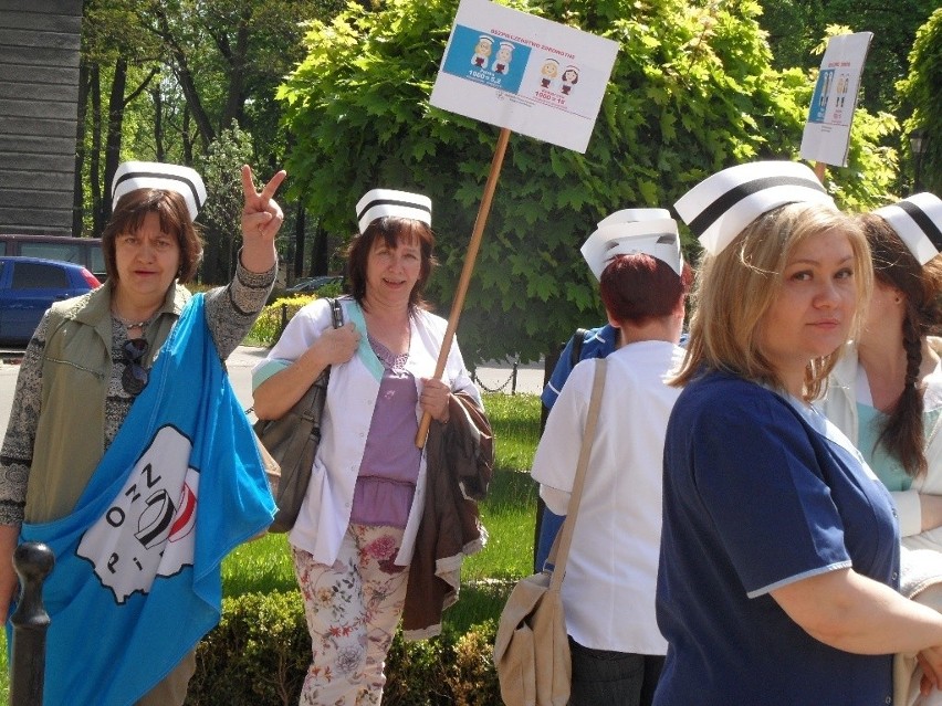 Protest pielęgniarek Bytom