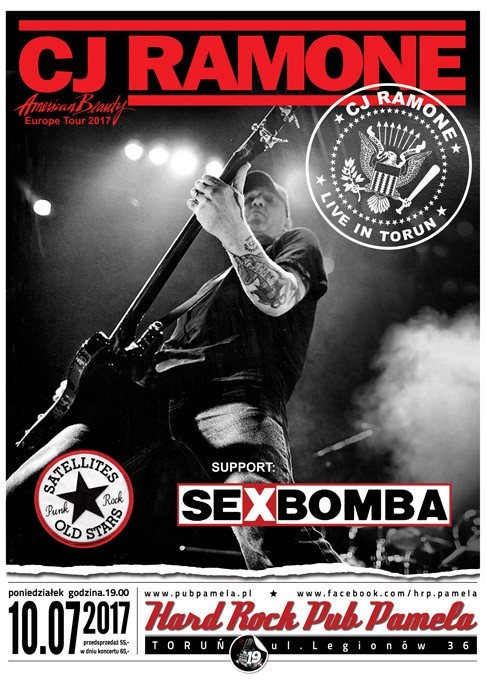 Koncert CJ Ramone w HRPP już 10 lipca