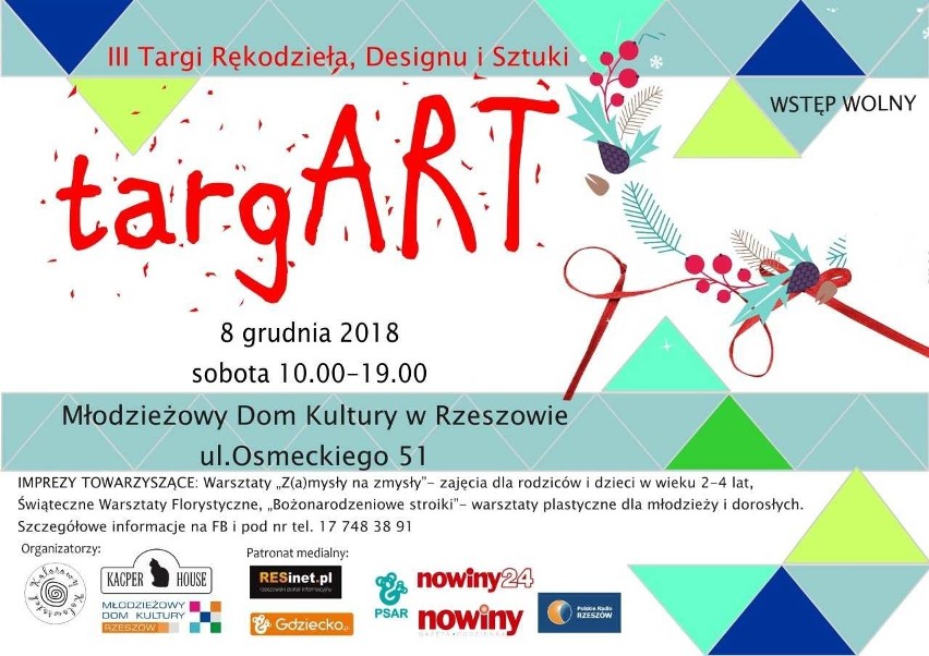 W Rzeszowie odbędzie się kolejna edycja targów rękodzieła sztuki i designu "TargArt"