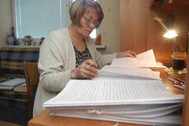 Krystyna Pałęza, polonistka z II LO w Opolu, każdą pracę czyta trzy razy.