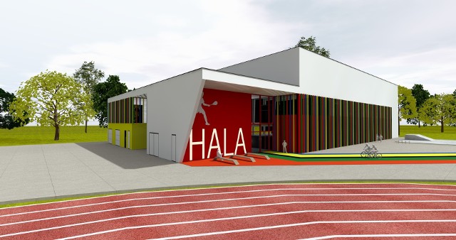 Hala powstanie przy pływalni i dopełni powstające od 10 lat Centrum Sportowo-Rekreacyjne „Olimpic”. Nowy obiekt ma być bardzo kolorowy, a także energooszczędny.